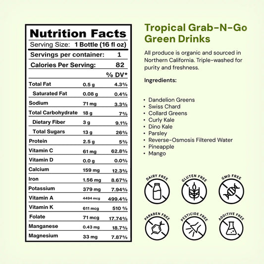 Tropical Green Drink Quart