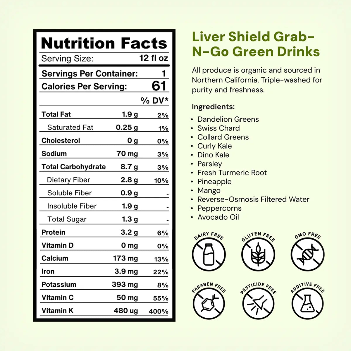 Liver Shield Green Drink Quart