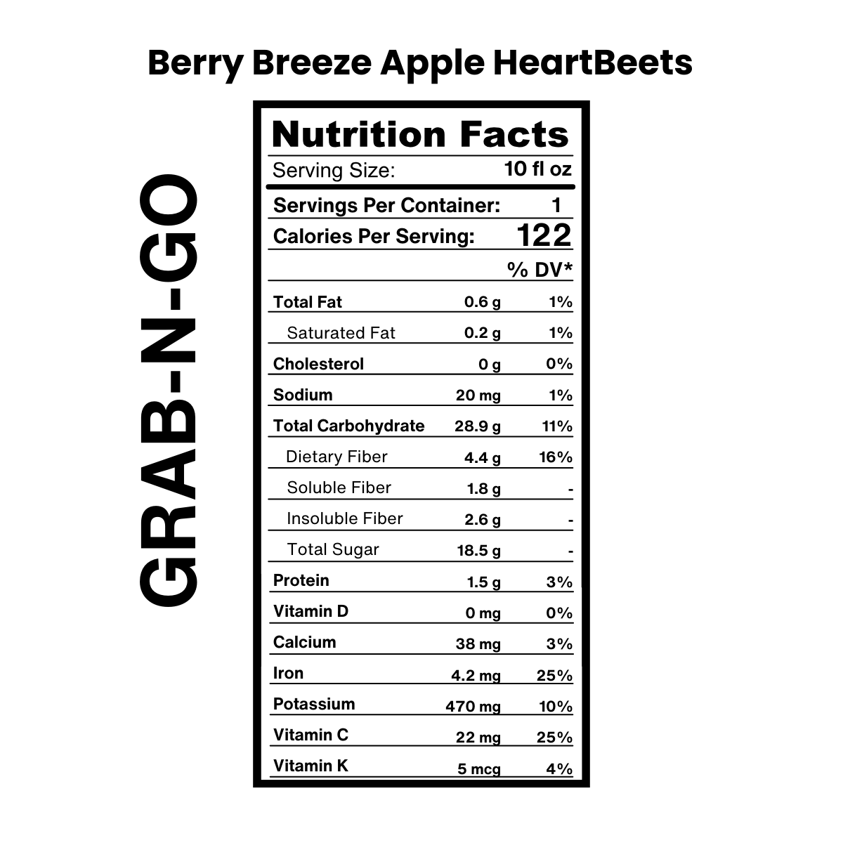 Berry Breeze Grab-N-Go HeartBeets