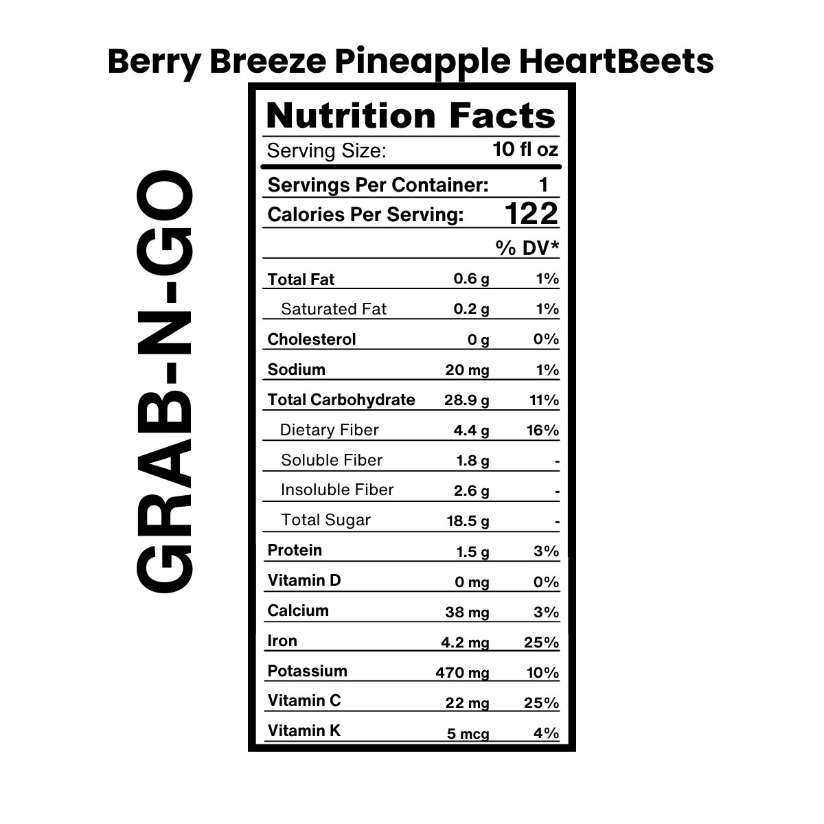 Berry Breeze Grab-N-Go HeartBeets