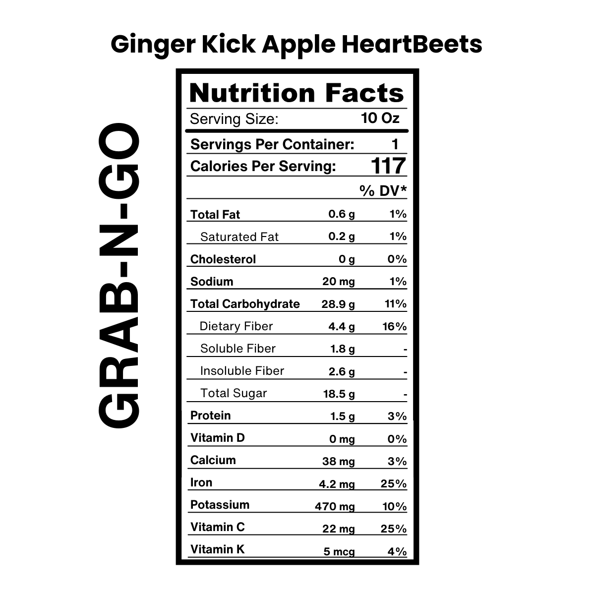 Ginger Kick Grab-N-Go HeartBeets