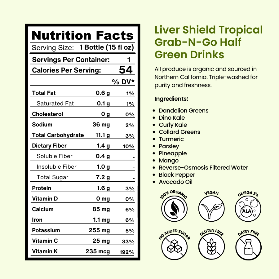 Liver Shield Grab-N-Go Green Drinks